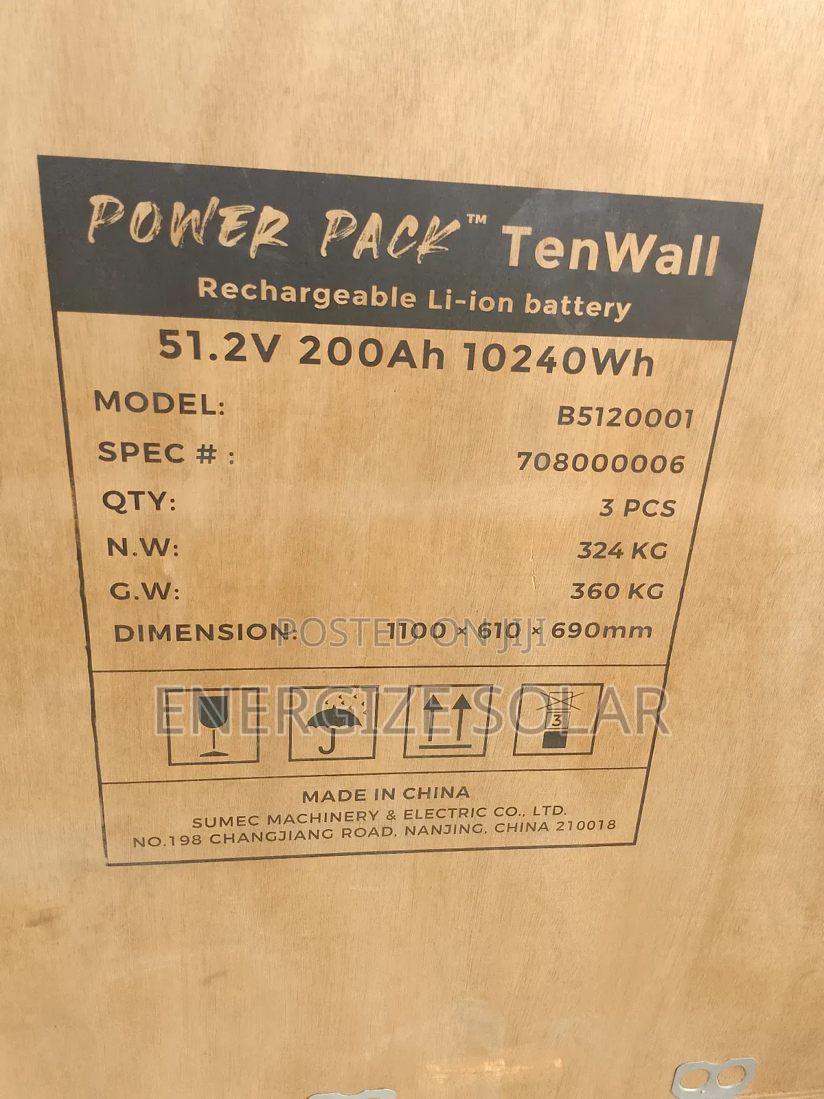 10kwh 51.2v Firman Lithium Battery