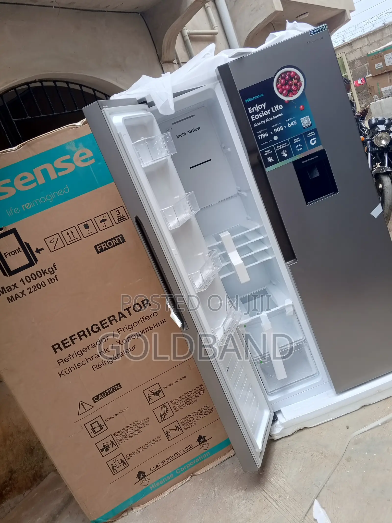 Hisense Rc-67ws Side by Side Refrigerator (Home Friendly)