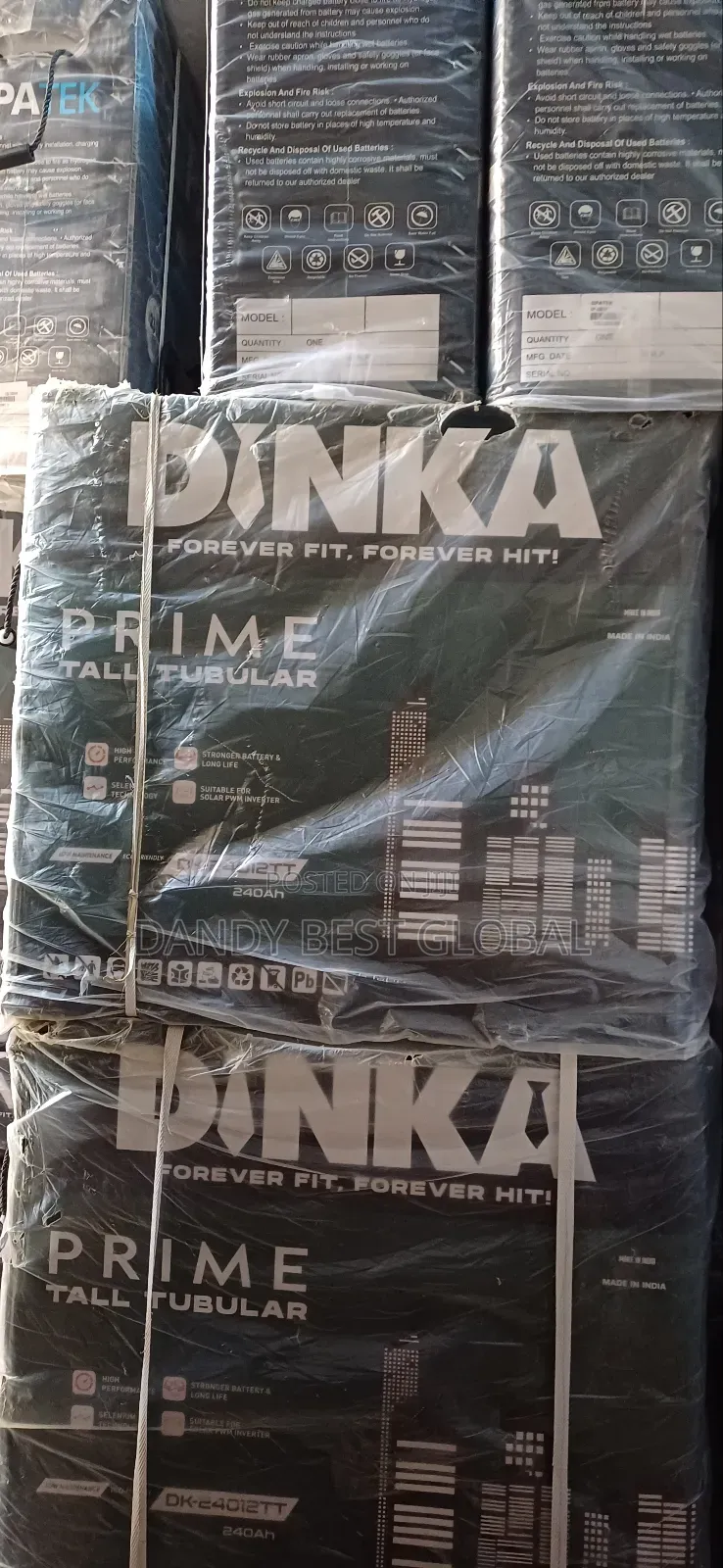 Dinka Tall Tubular Battery 230ah