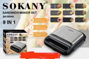 9 in 1 Sokany Sandwich Maker/ Toaster
