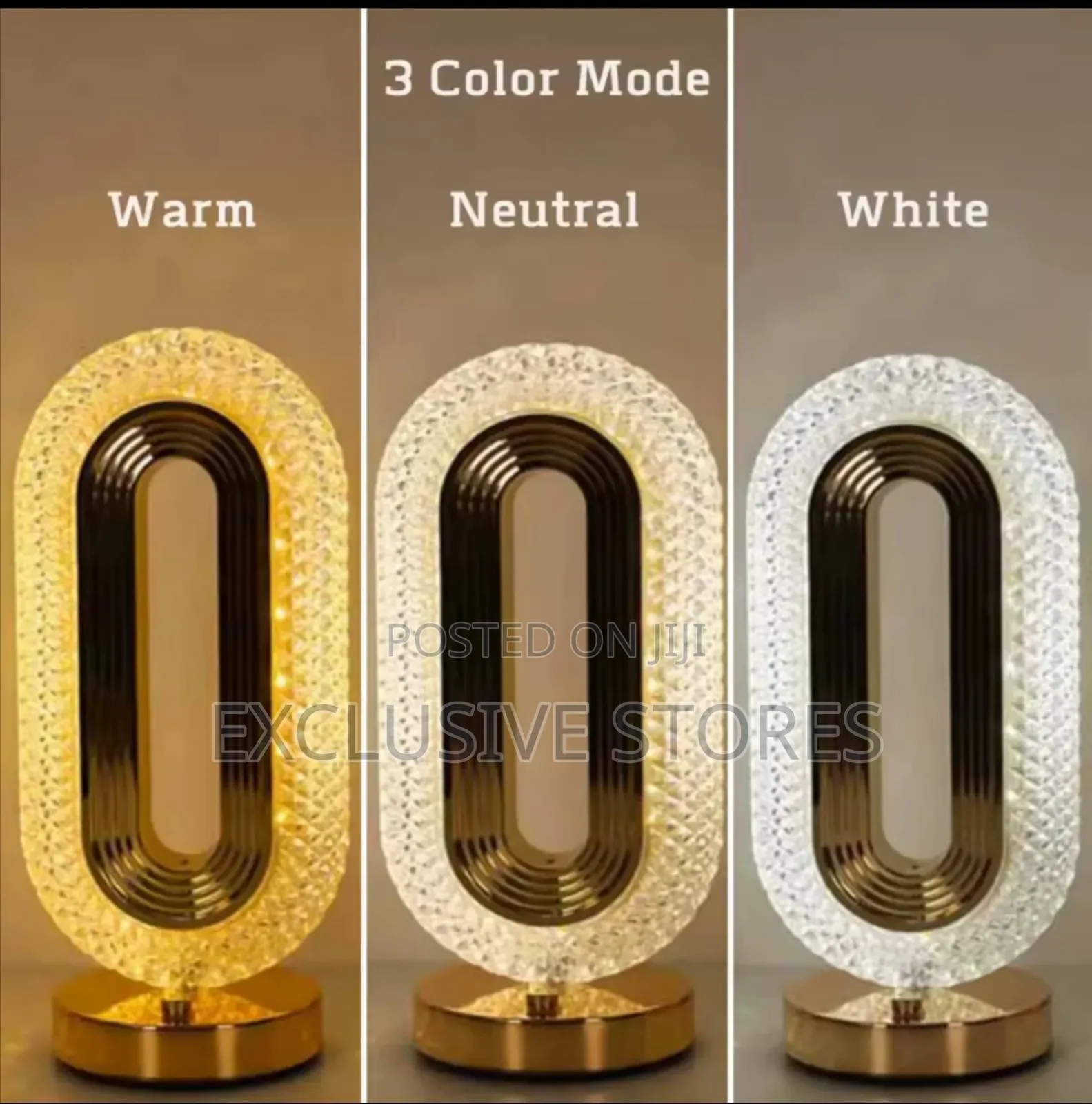 Bedside Crystal Lamp