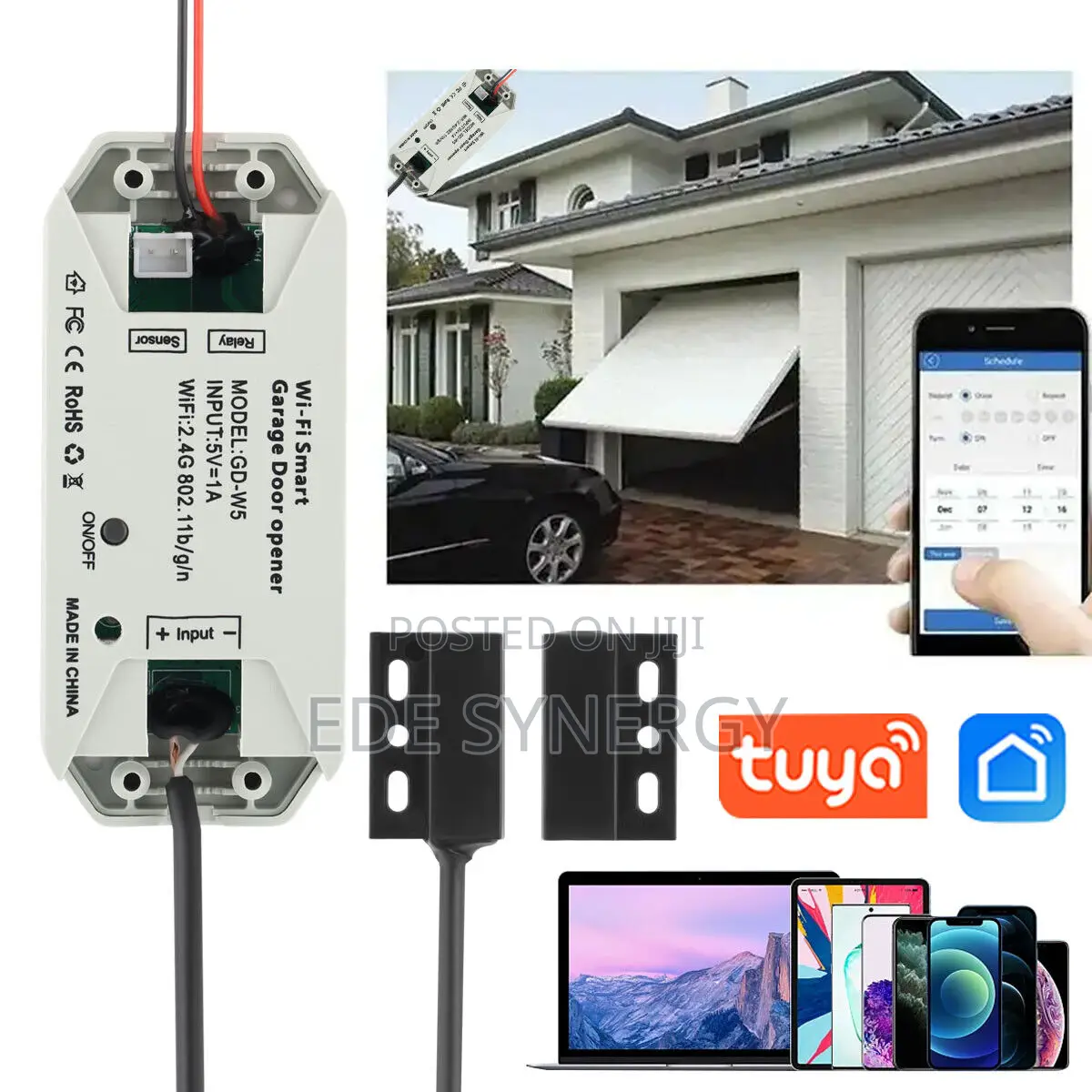 Smart Garage Controller With Mobile App