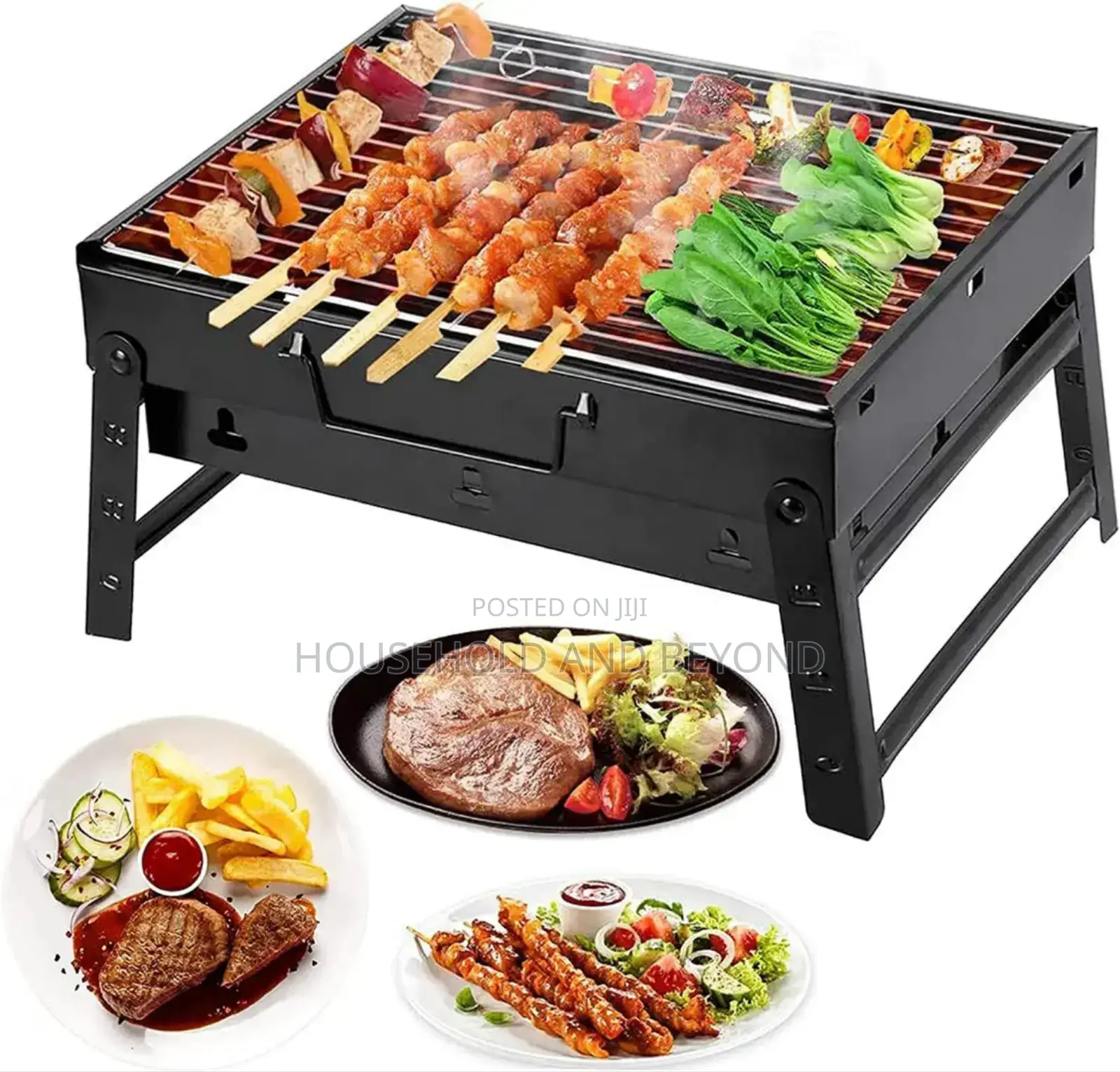 Foldable Portable Barbecue Grill