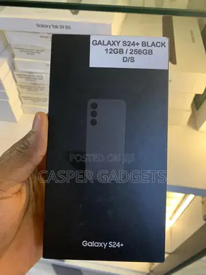 New Samsung Galaxy S24 Plus 256 GB Black