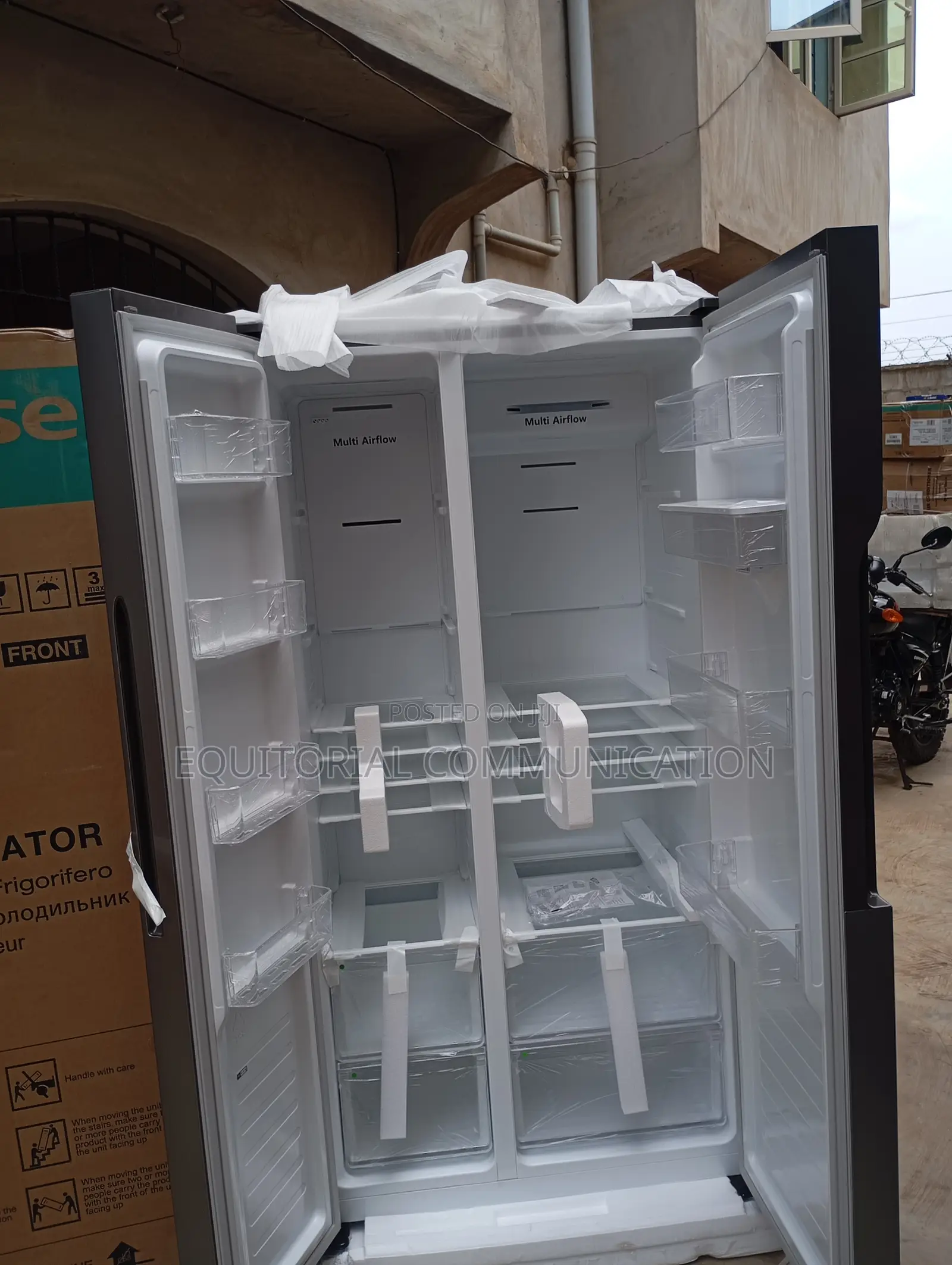 Hisense Rc-67ws Side by Side Low Noise Refrigerator