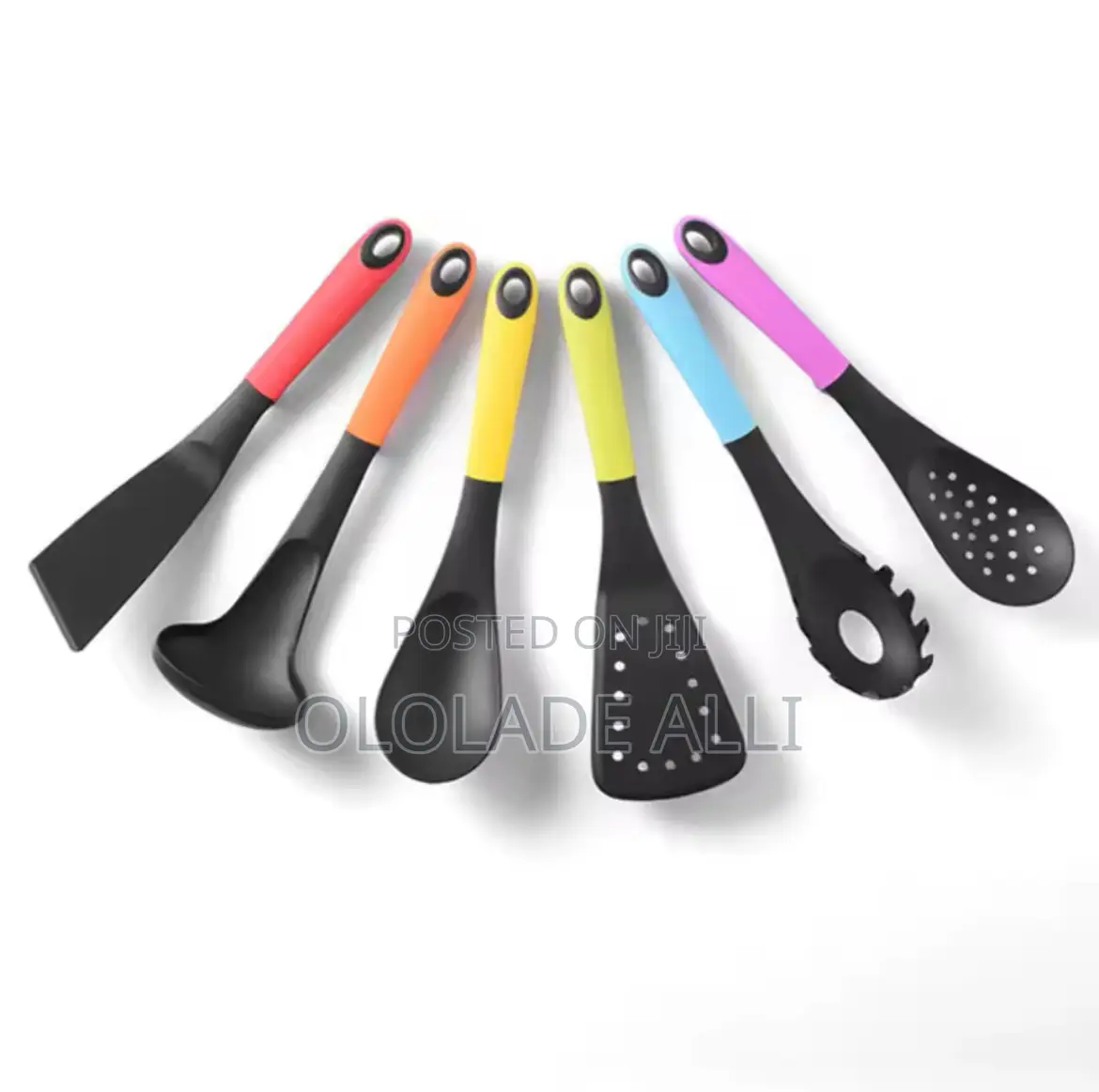 Multi Color Nonstick Spoon Set