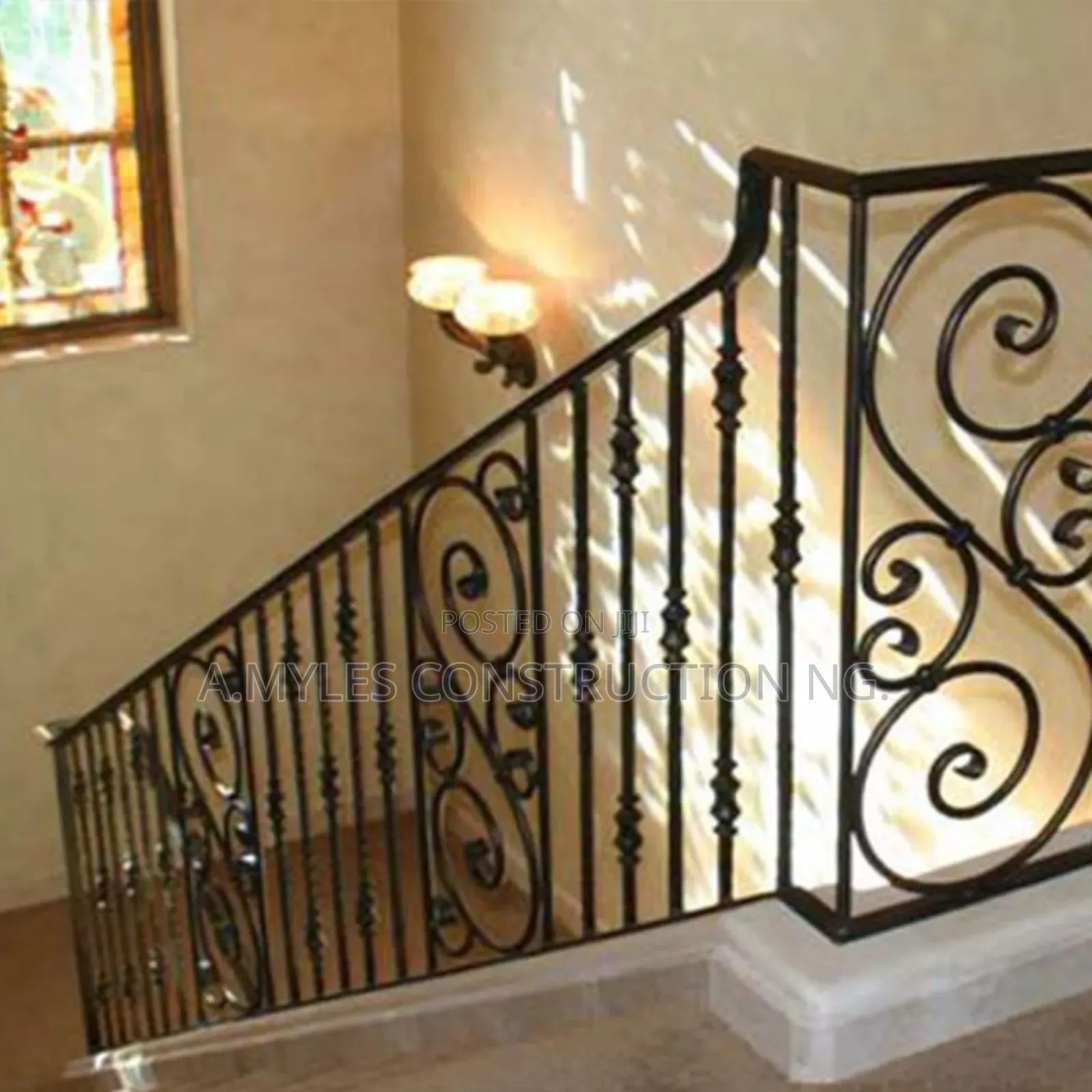 Cured Wrought Iron Design