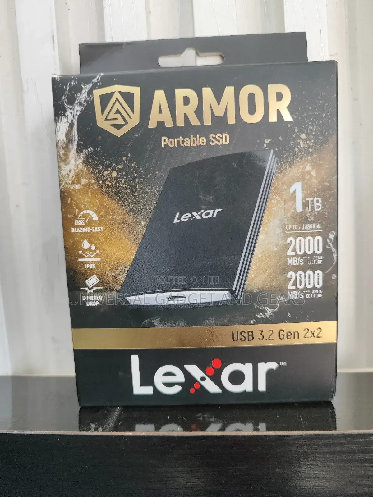 1tb Lexar Armor 700 Portable SSD (Usb 3.2 Gen 2x2 ) 2000mb/S