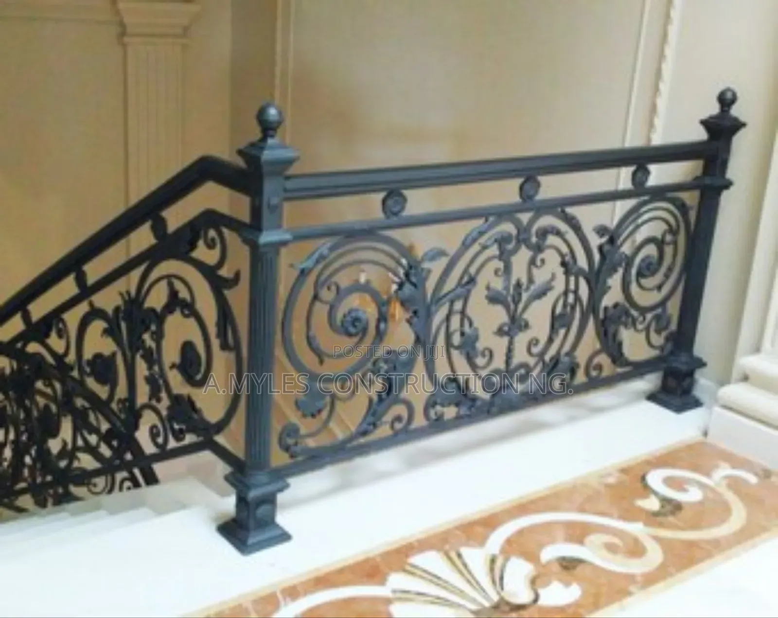 Basket Wrought Iron Handrail
