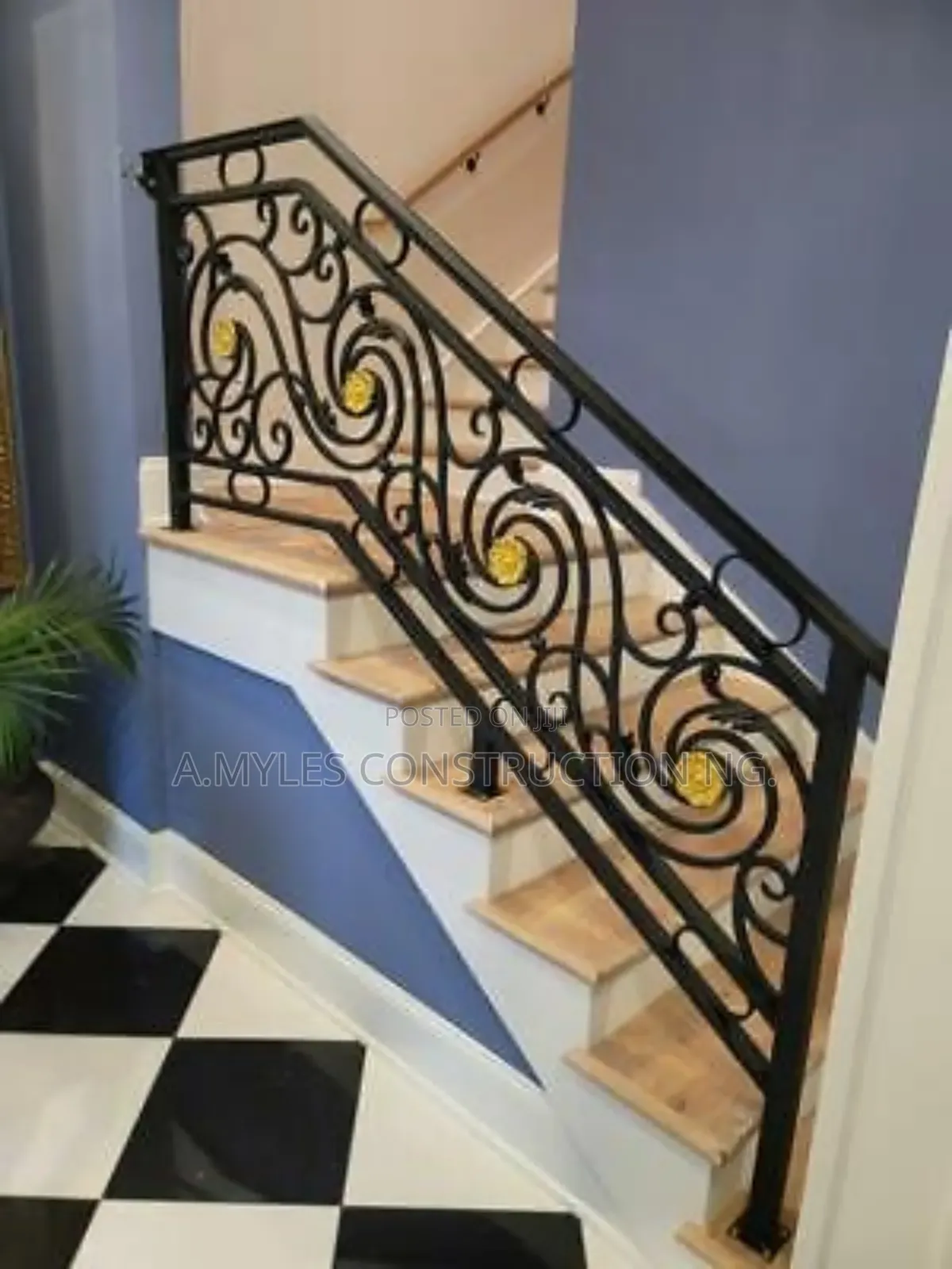 Cycle Wrought Iron Handrail