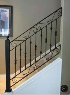 Single Line Wrought Iron Handrail