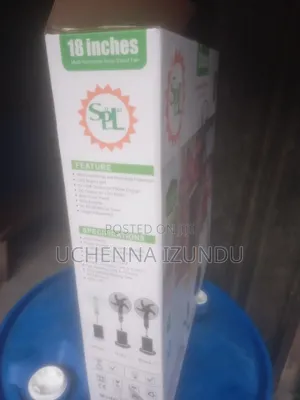 18" Rechargeable Fan With Lithium Battery