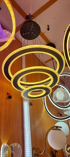 Decorative 3 Light Colours Led Chandelier