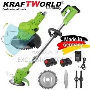 Rechargeable Mower With Two Batteries