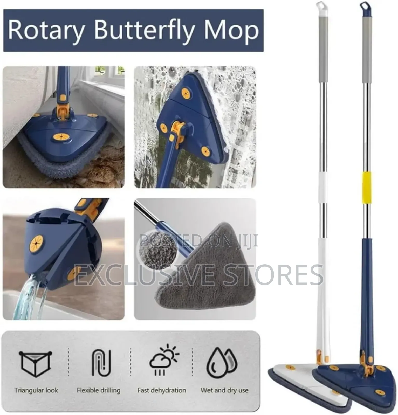 Triangular Floor Mop 360°