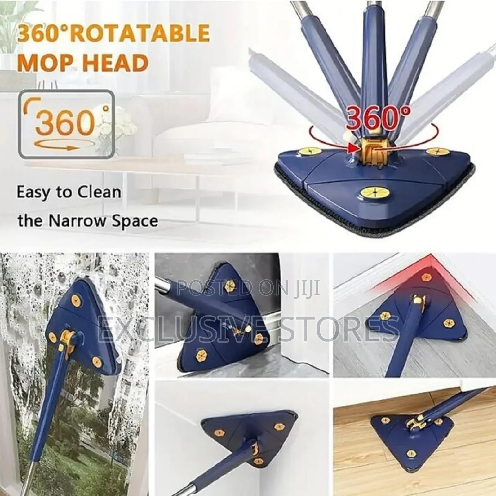 Triangular Floor Mop 360°