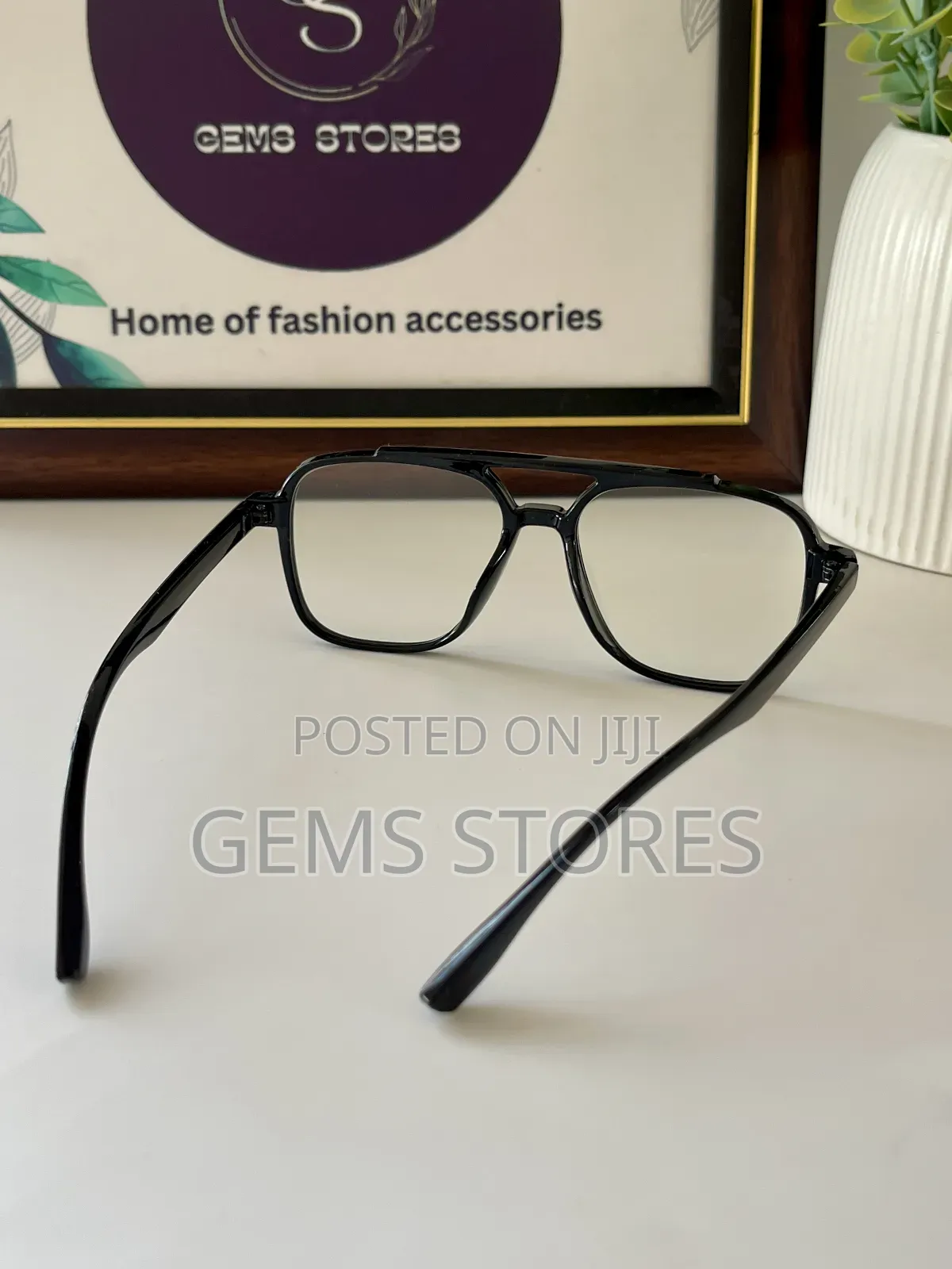 Unique Double Bridge Blue Light Blocking Eyeglasses