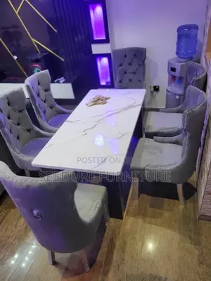6 Seat Dinning Set Plus Marble Top