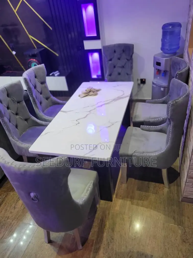6 Seat Dinning Set Plus Marble Top