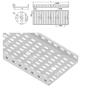 Ardic 100*50 Hot-Dipped Galvanized Cable Tray.