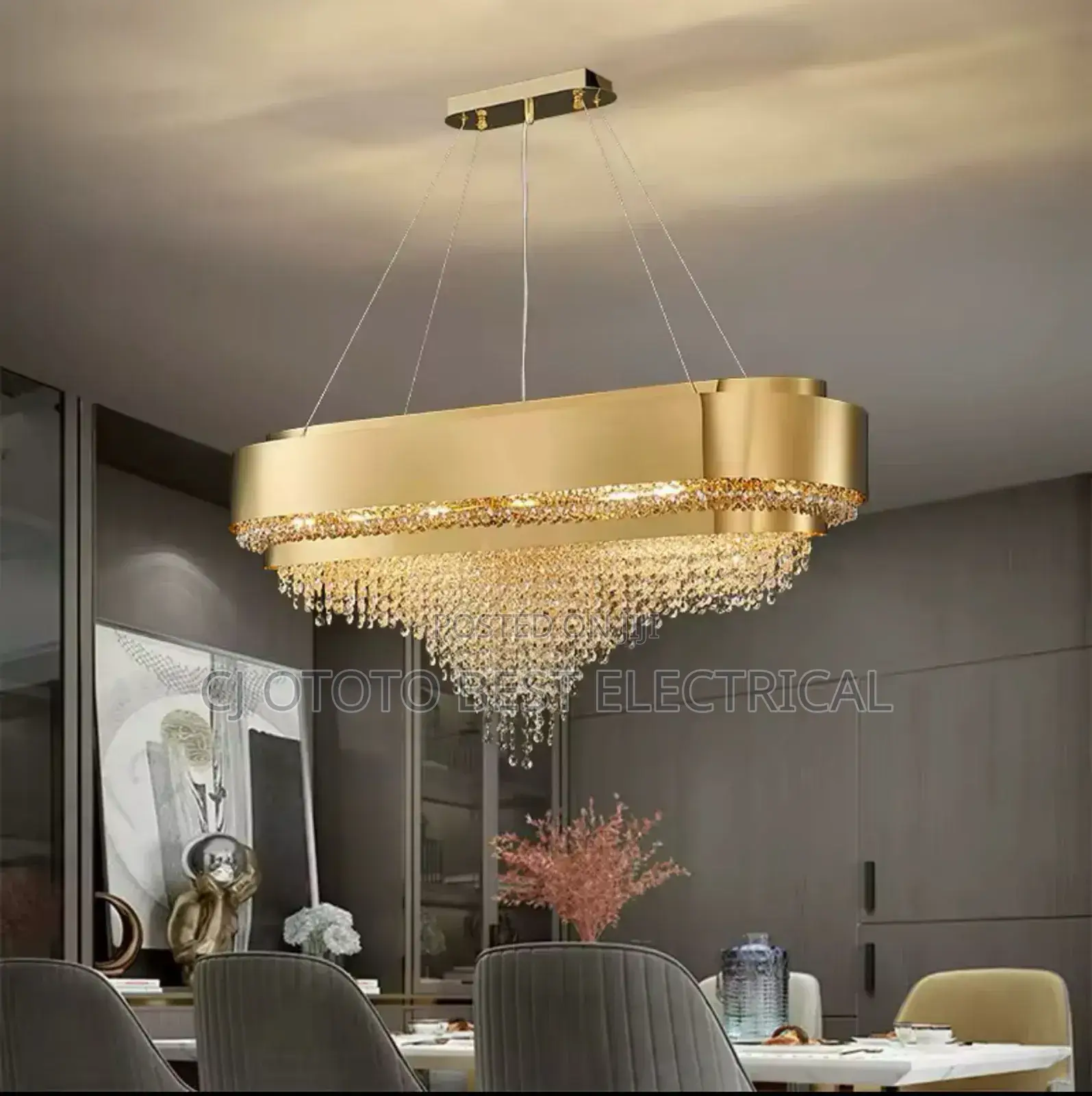 Dining Room Crystal Chandelier Luxury Light