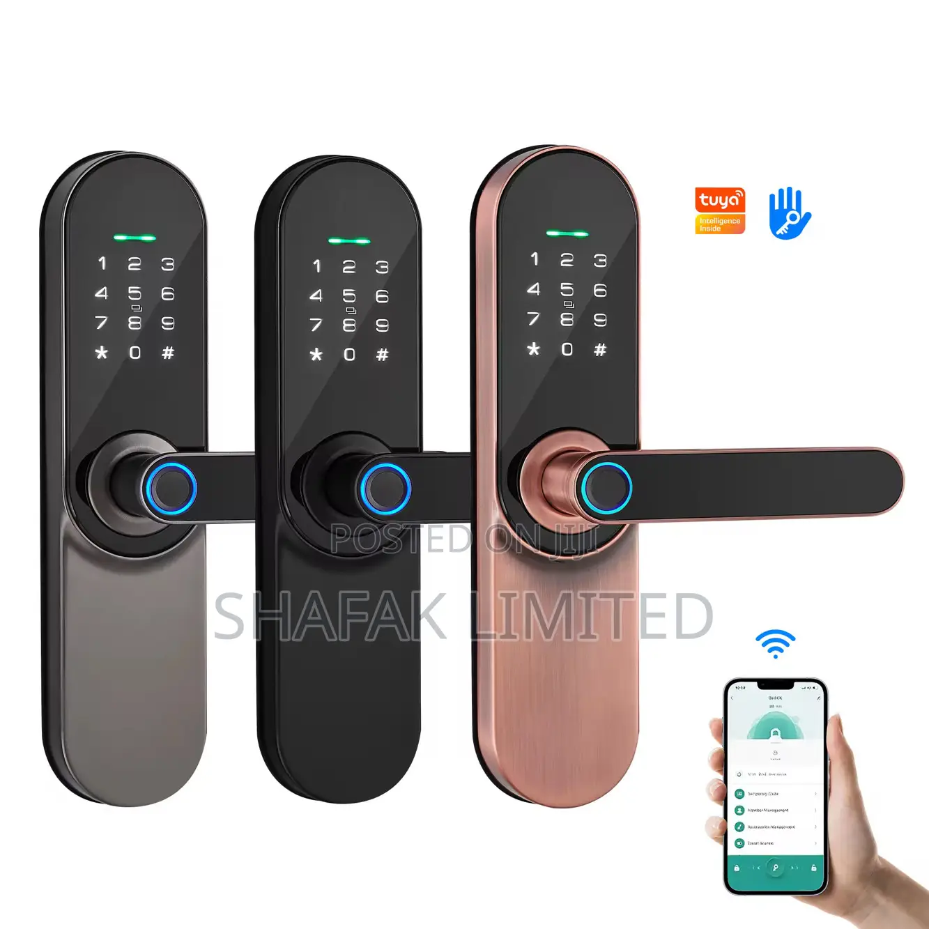 Tuya Smart Semi-automatic Lock