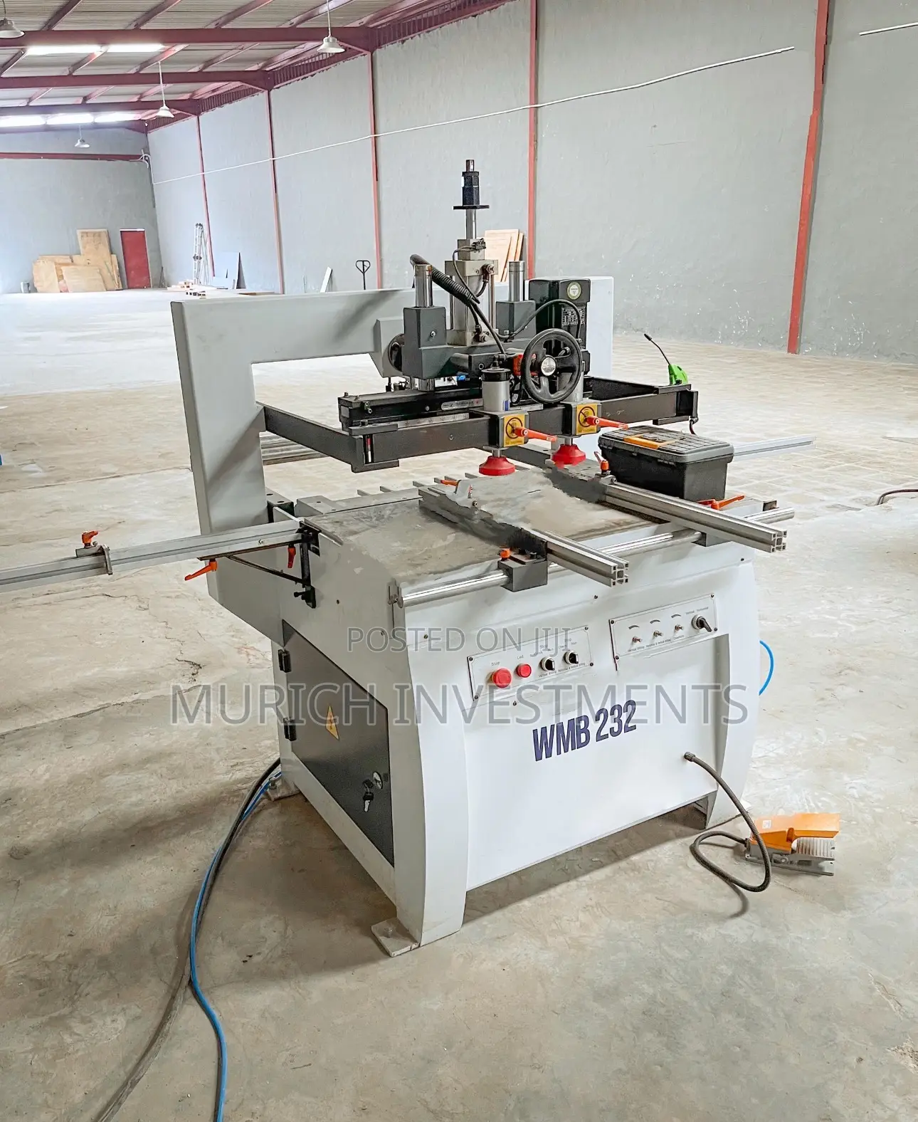 Industrial Multi-Borer Drilling Machine (2-Rows)