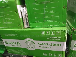 200ah/12v Gacia Dry Cell Battery