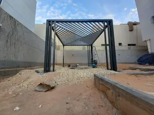 Black, Outdoor Pergola