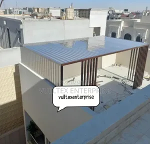 Transparent Skylight Rooftop Pergola
