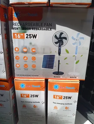 16inches/25w Rechargeable Fan With Panel