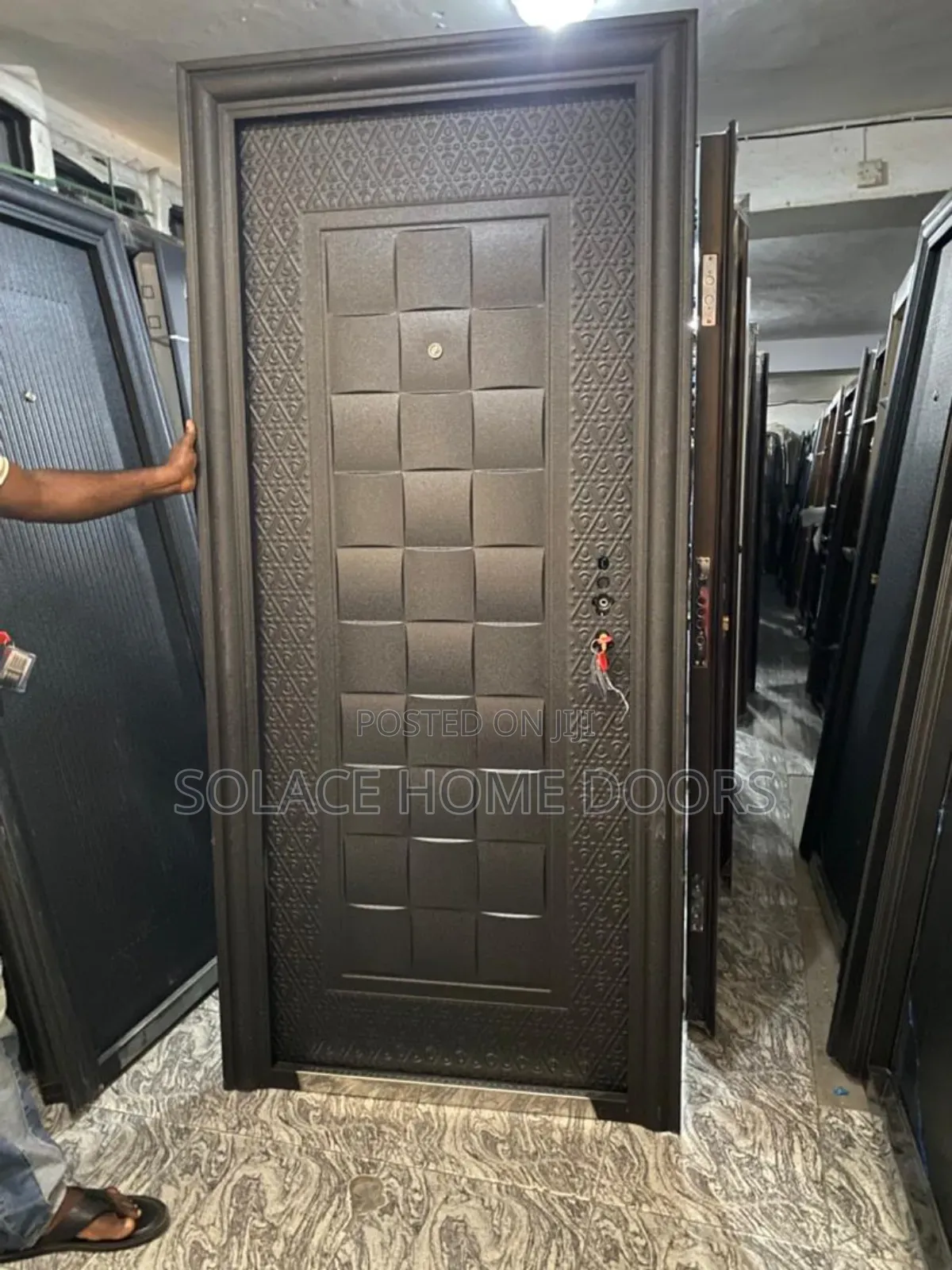 3ft Steel Door Galvanized