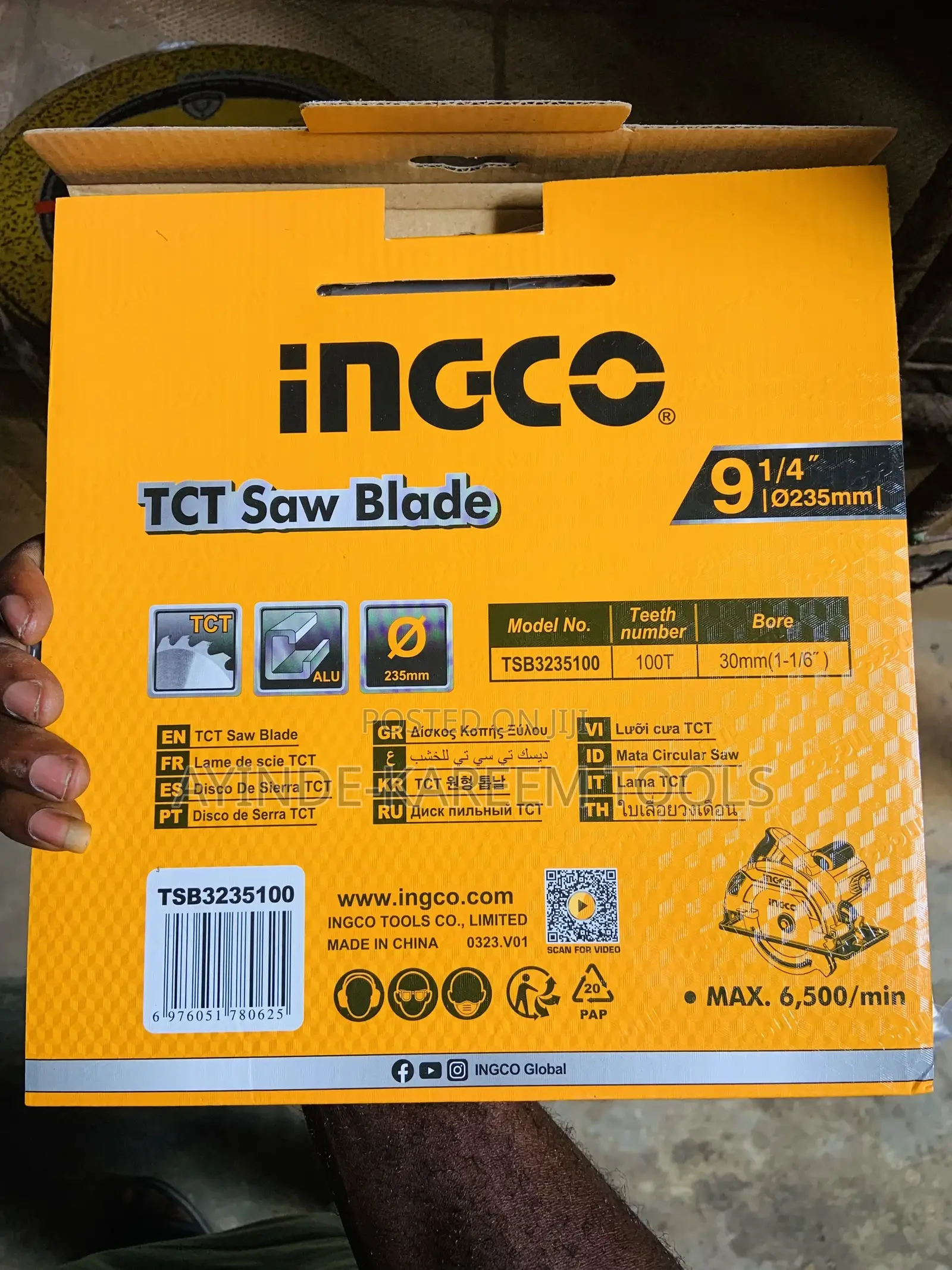 TCT Saw Blade 9 1/4”(235mm)100teeth