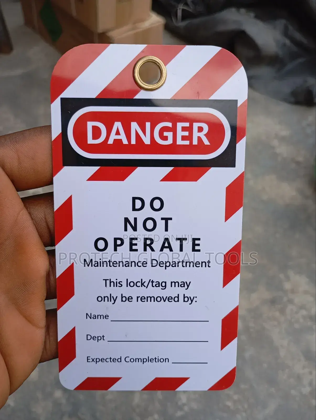Loto Tag Card