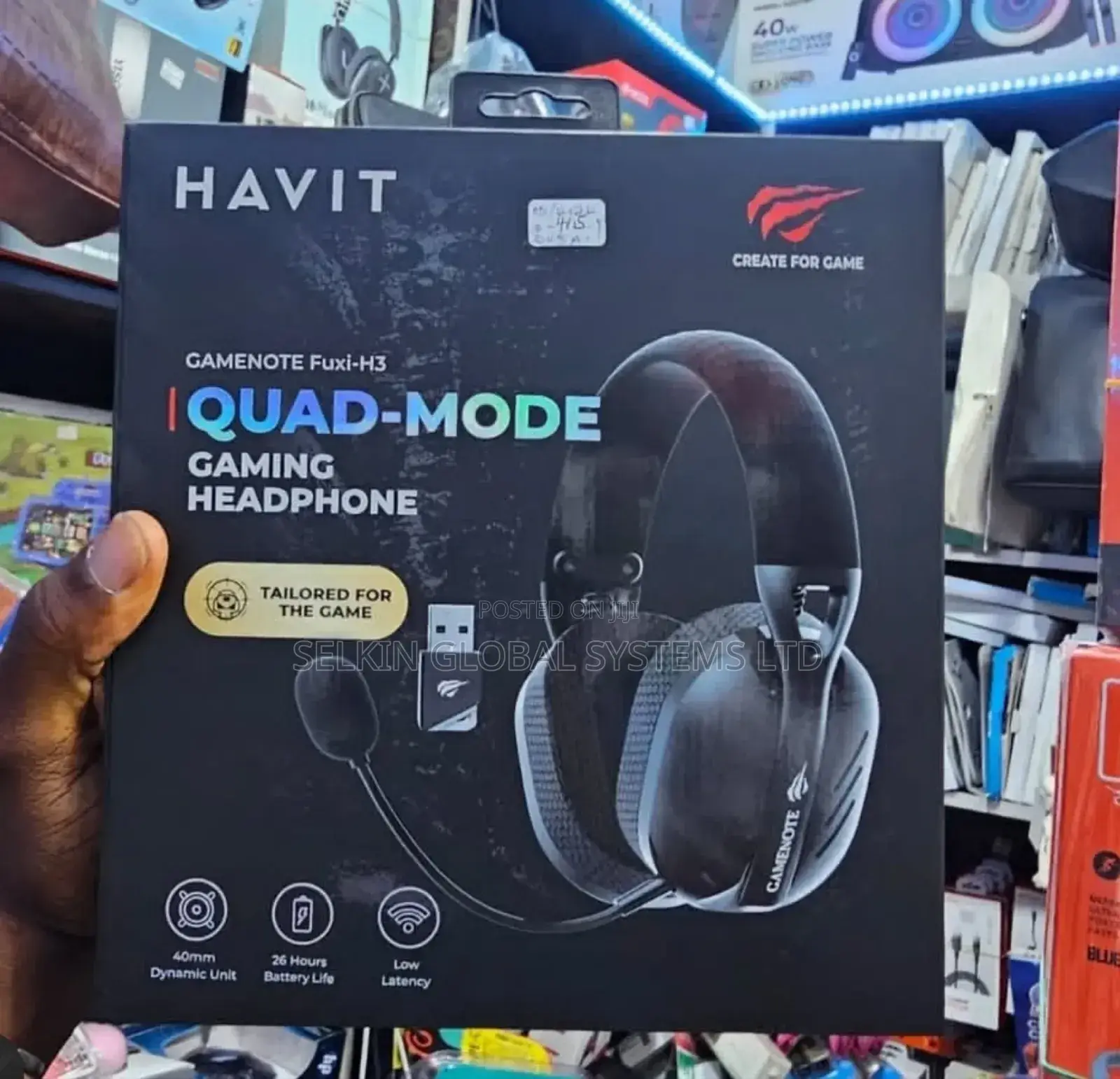 Havit Gaming Wireless Bluetooth 4in1 Headset With Mic