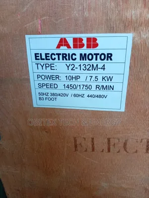 Abb Electric Motor 7.5kw - 3 Phase, Made in Germany