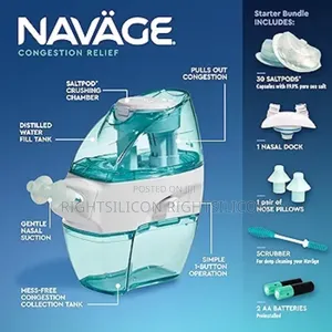 Usa Navage Starter Bundle - Nasal Irrigation System - Saline