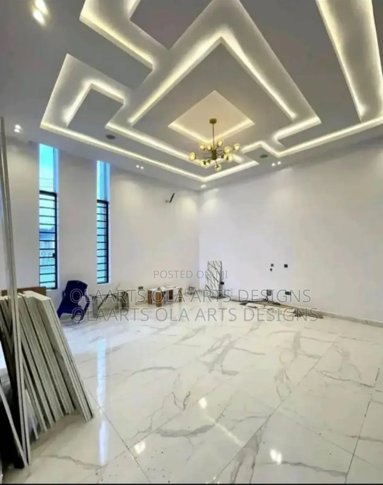 Polystyrene Precast Parapet P.O.P Ceilings, Lagos Ogun