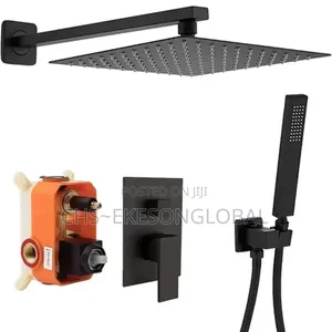 Conduit Shower Black 5ways Uk  Standard