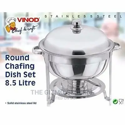Vinod Round Chaffing Dish - 8.5litres