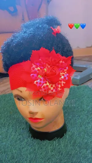 Children's Afro Wig With Headband