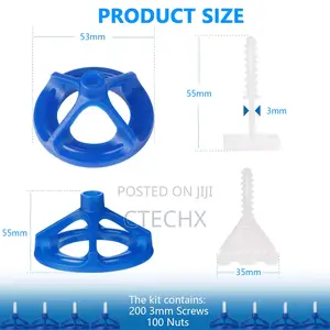 Deuvuo Tile Leveling System 3mm 150 PCS
