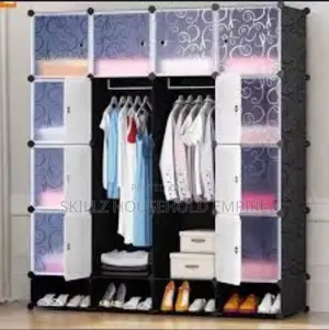 4 Partition Plastic Wardrobe
