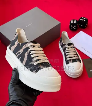 Top Quality Leather Owens Low Cut Sneakers
