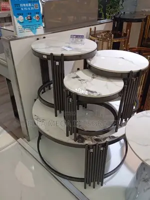 Center Table With 3 Sides Stool