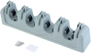 Plastic Mop and Broom Holder, Multipurpose Wall Mounted