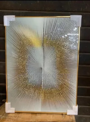 Wall Frame Acleric Gold Encoded Frame Home Deco 50cm X70cm