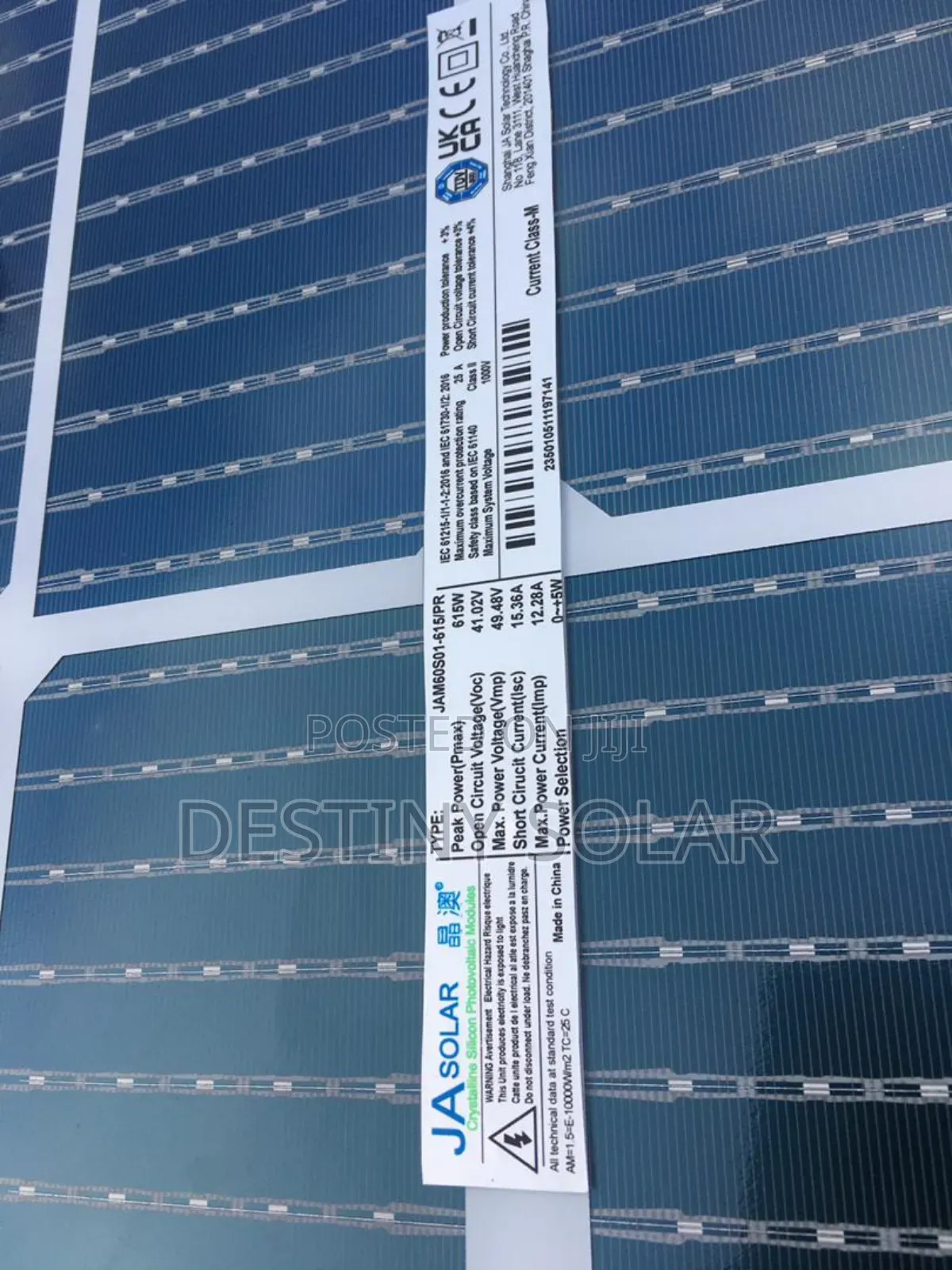 615watts Solar Panel Ja Solar Much Available