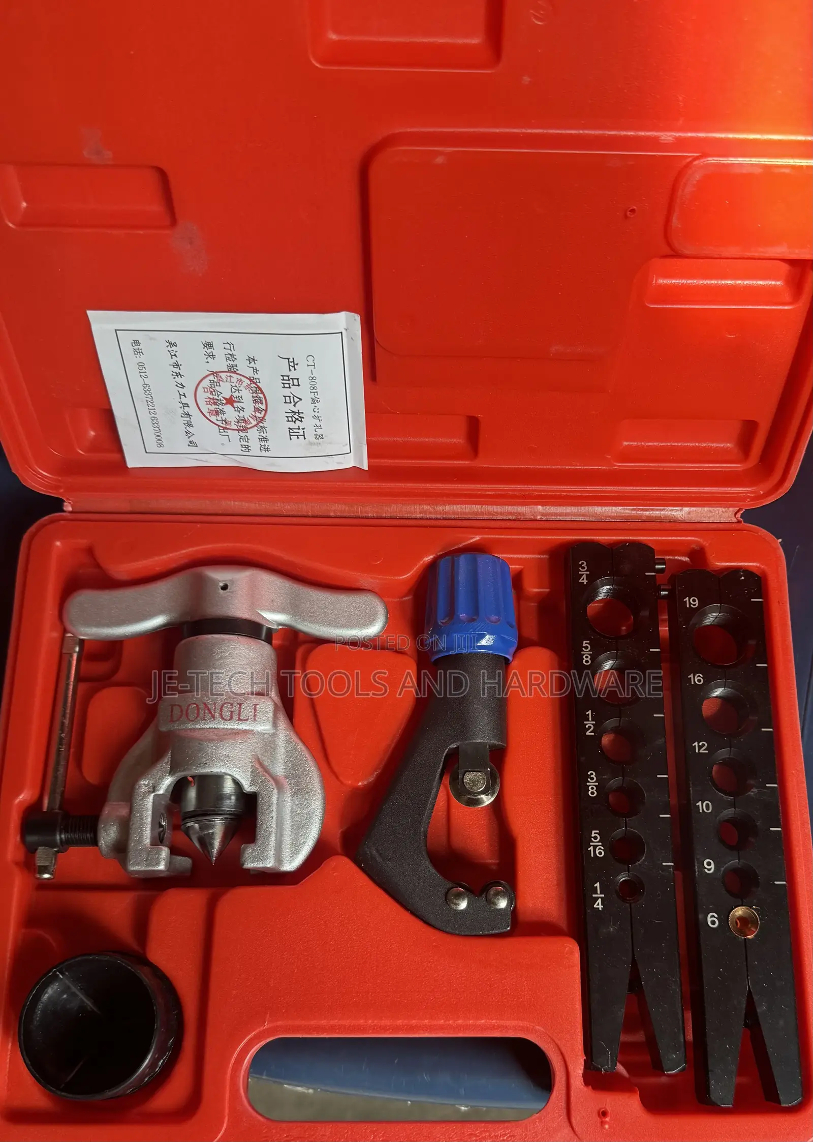 Ct-808f Eccentric Flaring Tool Set