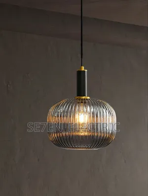 Single Dropping Pendant Light Luxury Glass